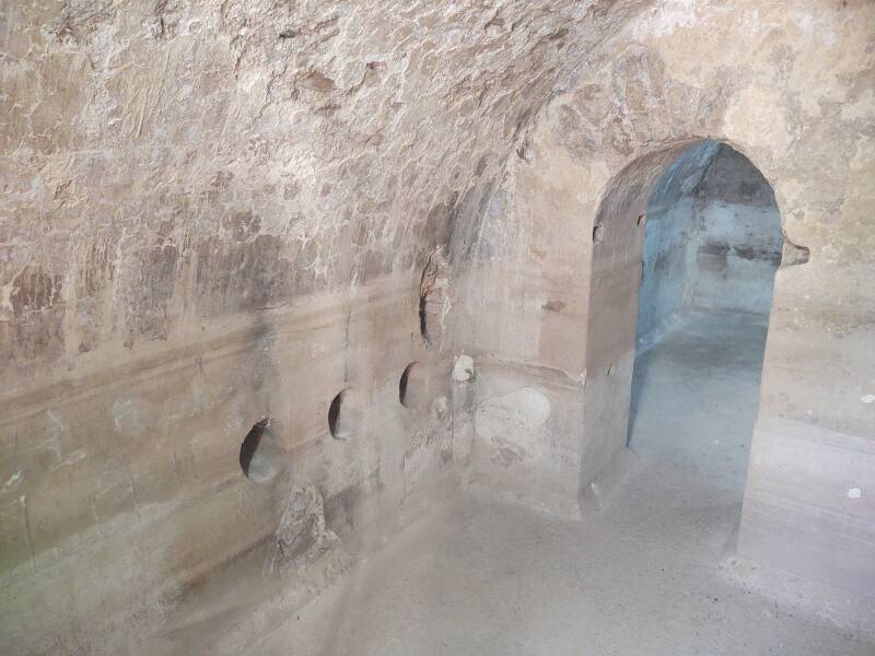 Water storage cistern at Qubba el-Ba'adiyyin in Marrakech, Morocco.
