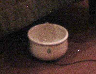 Winston's Churchill's chamber pot, Cabinet War Rooms, London.