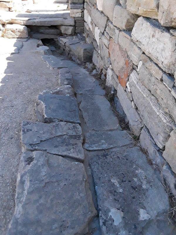 Drains in the Theatre Quarter.