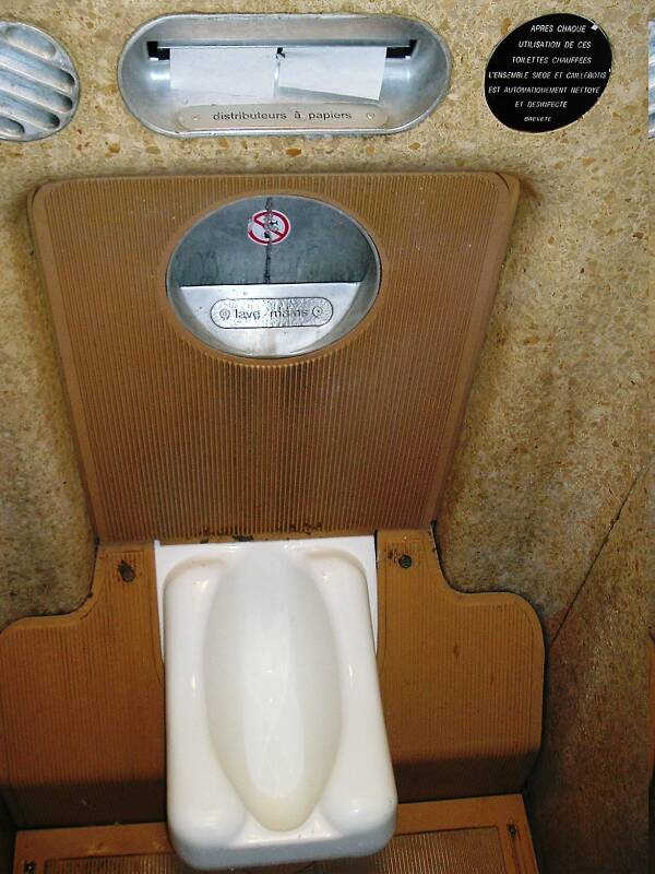 French automated toilet.