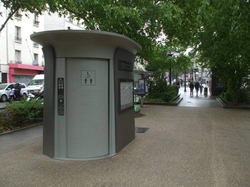 French automated toilet.