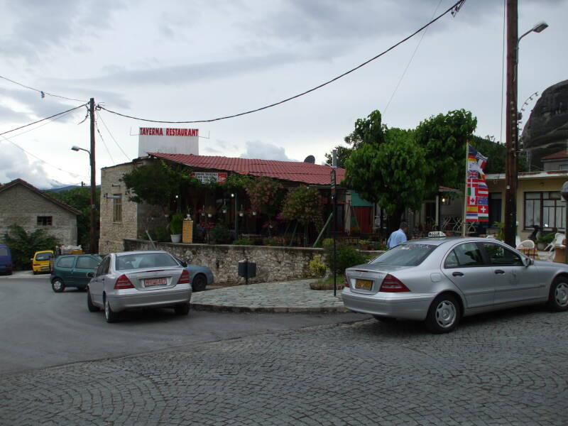 A taverna in Kastraki, Greece.