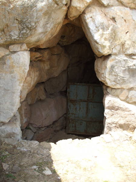 Passageway to the underground cisterns of Tiryns.