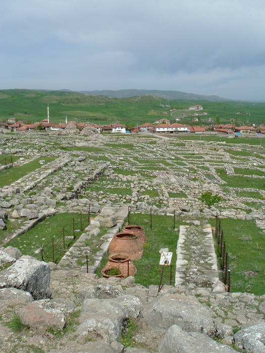Temples and palaces in the Hittite capital of Hatuşaş or Hattusha.
