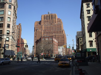 60 Hudson Street, former Western Union Building and still a major telecommunications interconnection point, in the Tribeca district of Manhattan, New York.