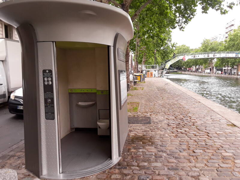 French automated toilet.