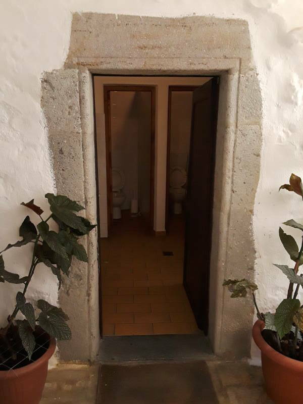 Toilets at the Monastery of John the Theologian