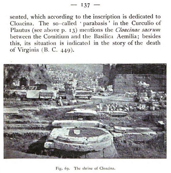 Page 137 of The Roman forum: its history and its monuments.