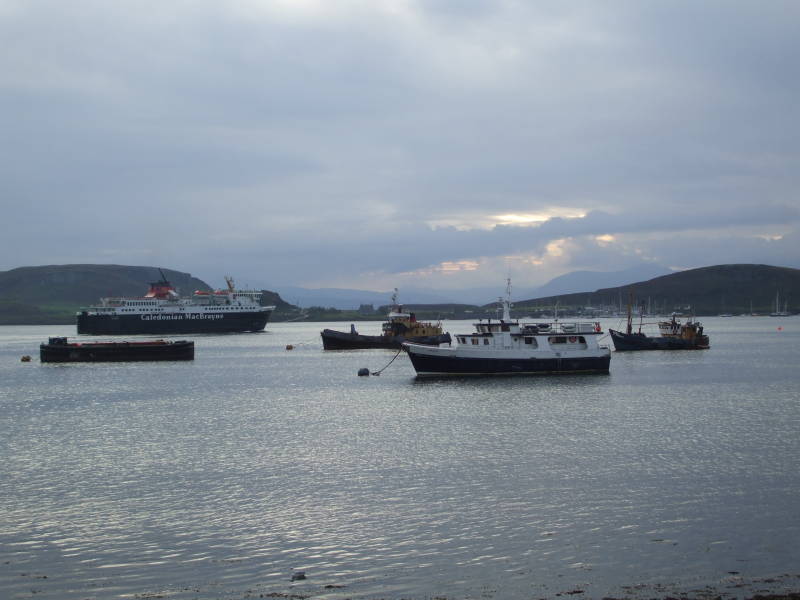 M/V Isle of Mull in the Inner Hebrides islands off the coast of Scotland.