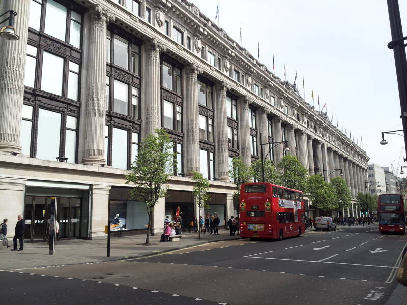 Selfridge's Department Store, Oxford Road at Baker Street, London.