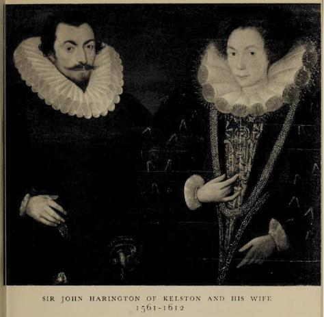 Sir John Harington of Kelston and his wife 1561-1612, from 'The Harington Family', https://archive.org/details/haringtonfamily00grim/page/112/mode/2up