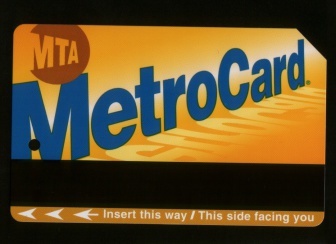 MTA New York City Transit Authority MetroCard.