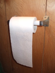 This is correct. Correct orientation of toilet paper roll.